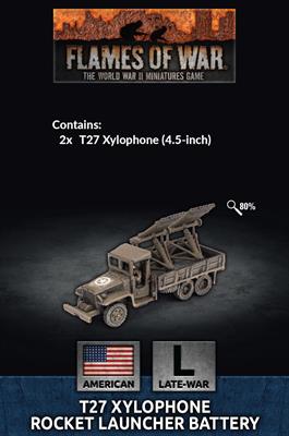 Flames of War : T27 Xylophone Rocket Launcher Battery (LW) | Boutique FDB
