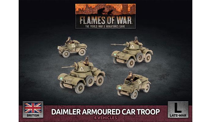 BBX61 Daimler Armoured Car Troop (Plastic) | Boutique FDB