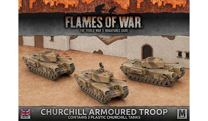 Flames of War Churchill Armoured Troop | Boutique FDB