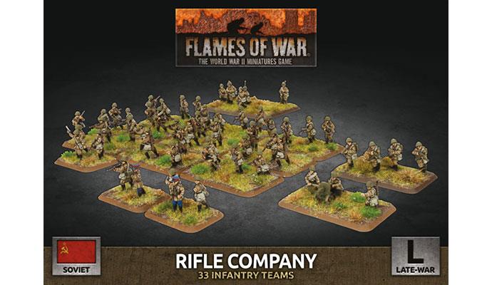 Flames of War: Rifle Company (132x Figure Plastic) - Late War | Boutique FDB