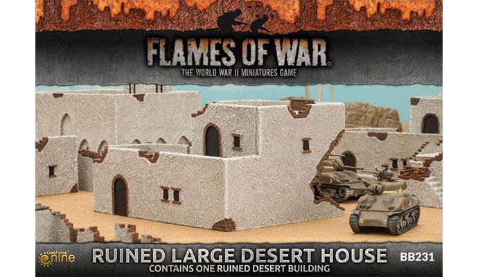Flames of War Ruined Large Desert House | Boutique FDB