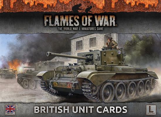 Flames of War British Unit Cards | Boutique FDB