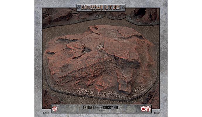 Battlefield in a Box : Essentials - Extra Large Rocky Hill (x1) - Mars | Boutique FDB