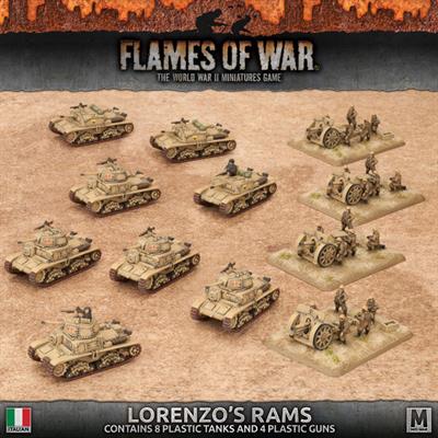 Flames of War : Lorenzo's Rams Italian Army (MW) | Boutique FDB