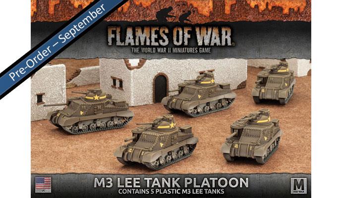 Flames of War M3 Lee Tank Platoon | Boutique FDB