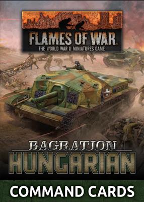 Flames of War : Bagration; Hungarian Command Cards | Boutique FDB