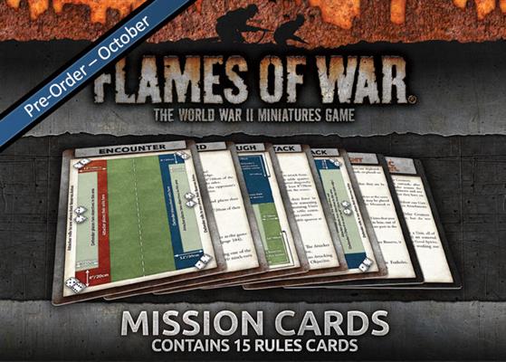 Flames Of War Mission Cards | Boutique FDB