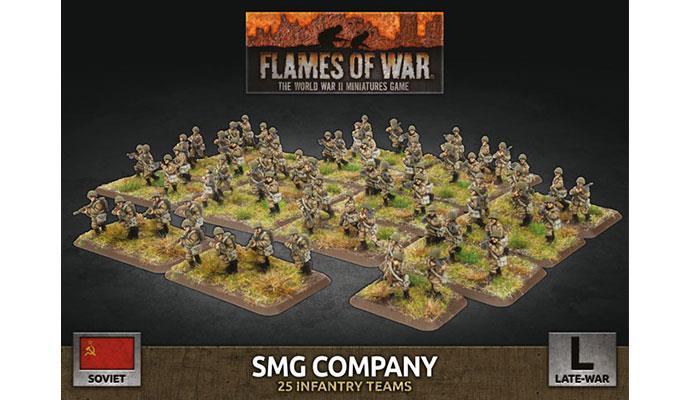 Flames of War: SMG Company (98x Figures Plastic) - Late War | Boutique FDB