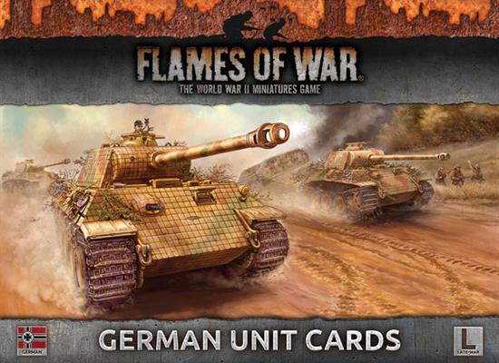 Flames of War German Unit Cards | Boutique FDB