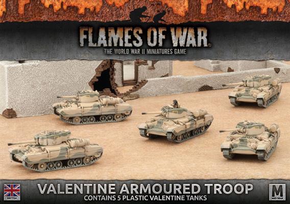 Flames of War Valentine Armoured Troop | Boutique FDB