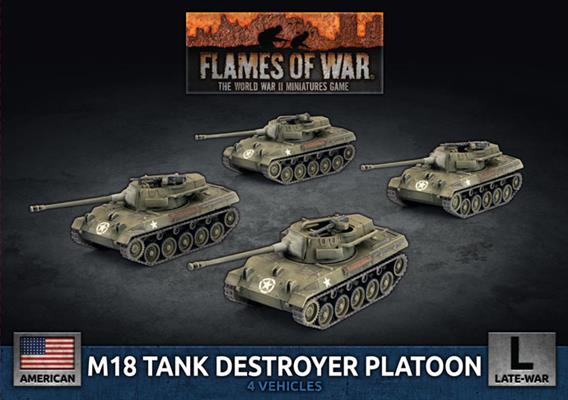 Flames of War : M18 Tank Destroyer Platoon (LW) | Boutique FDB