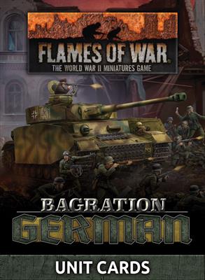 Flames of War : Bagration; German Unit Cards | Boutique FDB