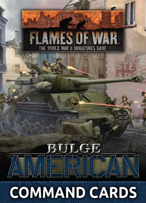 Flames of War : Bulge; American Command Cards | Boutique FDB