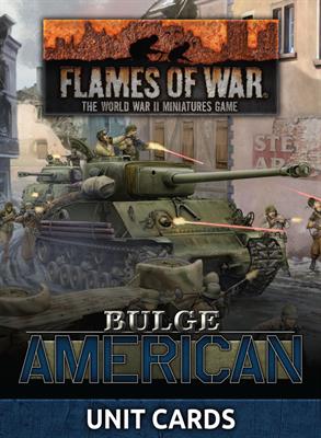 Flames of War : Bulge; American Unit Cards | Boutique FDB