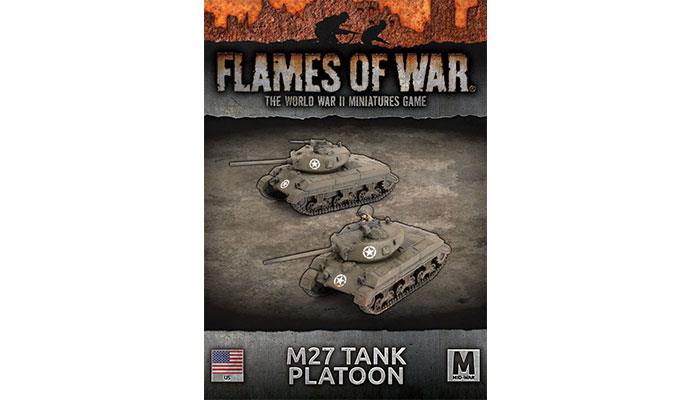 Flames of War : M27 Tank Platoon | Boutique FDB