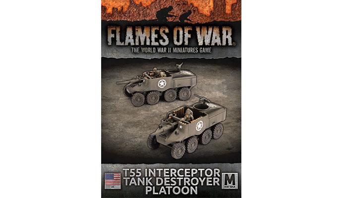 Flames of War : T55 Interceptor Tank Destroyer Platoon | Boutique FDB