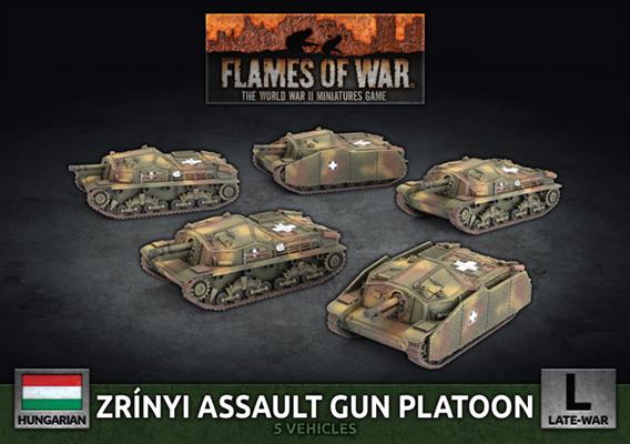 Flames of War : Zrinyi Assault Gun Platoon (LW) | Boutique FDB