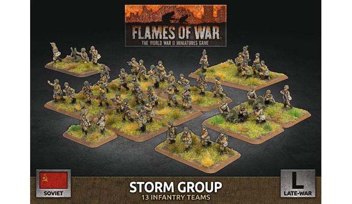 Flames of War: Storm Group (50x Figures Plastic) - Late War | Boutique FDB