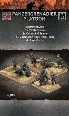 Flames of War PanzerGrenadier Platoon (Plastic) | Boutique FDB