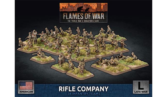 Flames of War: Rifle Company (116x Figures Plastic) - Late War | Boutique FDB