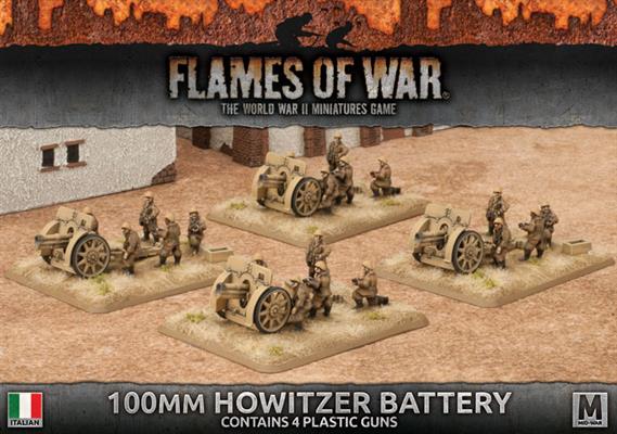 Flames of War 100mm howitzer battery IBX12 | Boutique FDB
