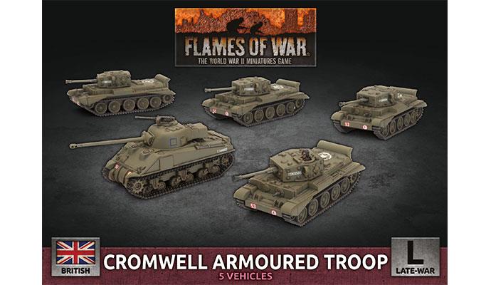 Flames of War : Cromwell Armoured Troop (LW) | Boutique FDB