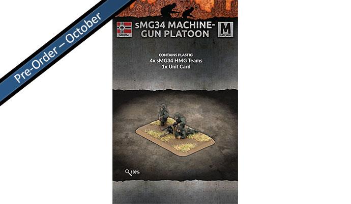 Flames of War sMG34 HMG Platoon (Plastic) | Boutique FDB
