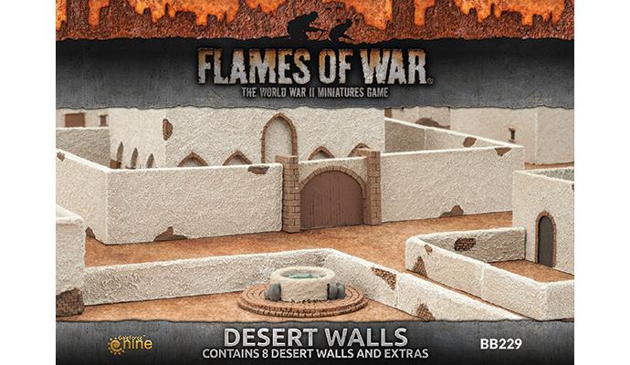 Flames of War Desert walls | Boutique FDB