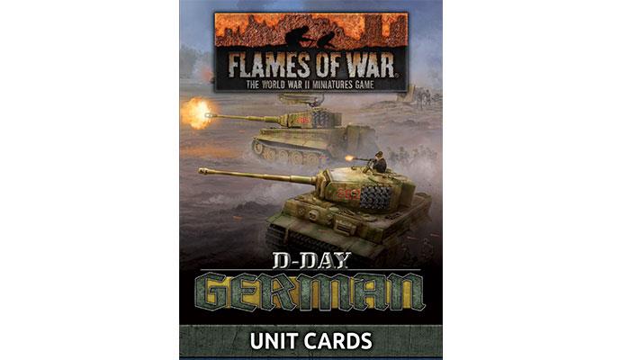 D-Day German Unit cards | Boutique FDB