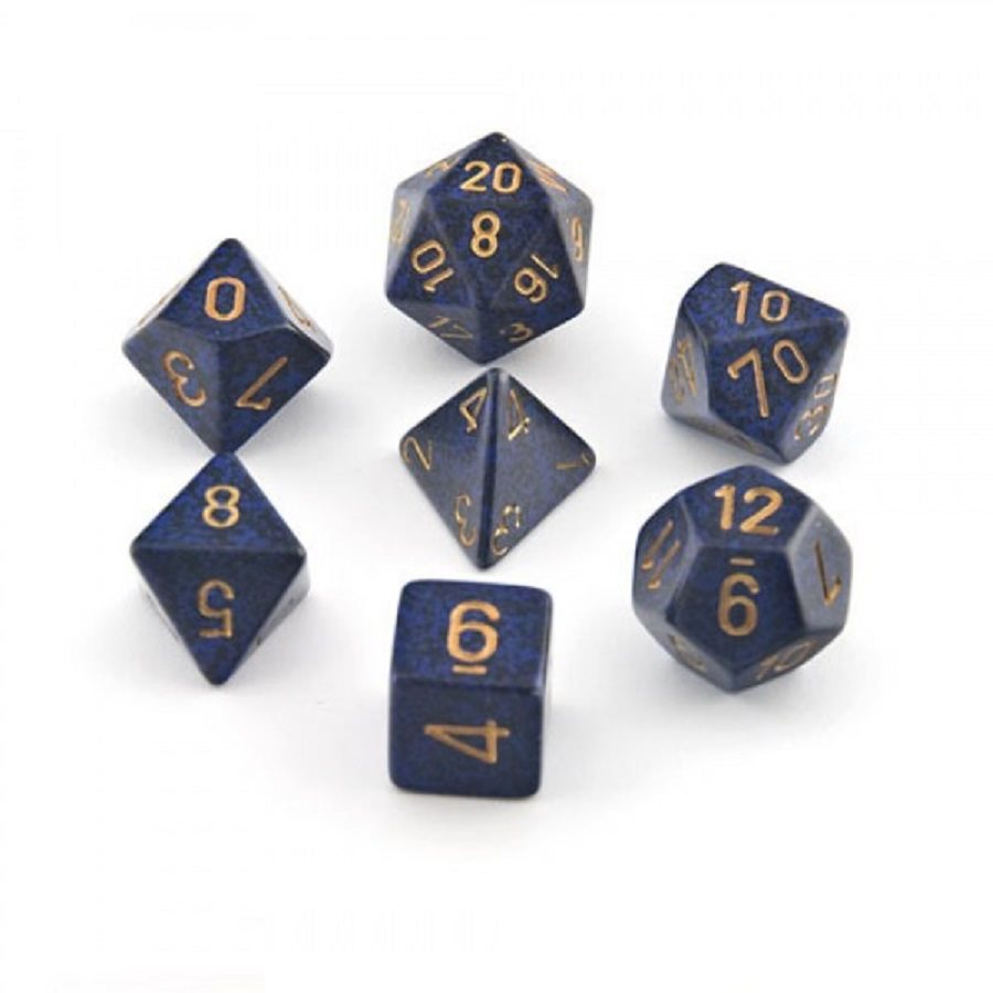 Speckled: 7Pc Golden Cobalt | Boutique FDB