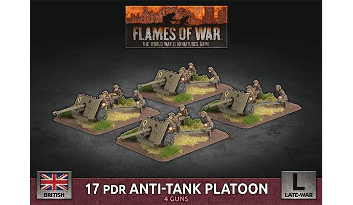 Flames of War : 17 PDR Anti-Tank Platoon (LW) | Boutique FDB