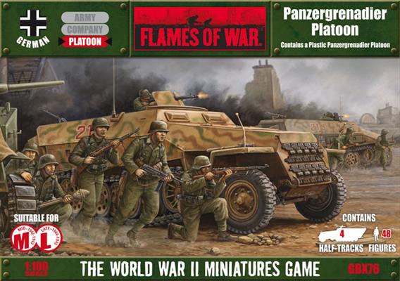 Flames of War Panzergrenadier Platoon (plastic) | Boutique FDB