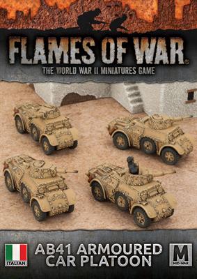 Flames of War IBX16 AB41 Armoured Car Platoon | Boutique FDB