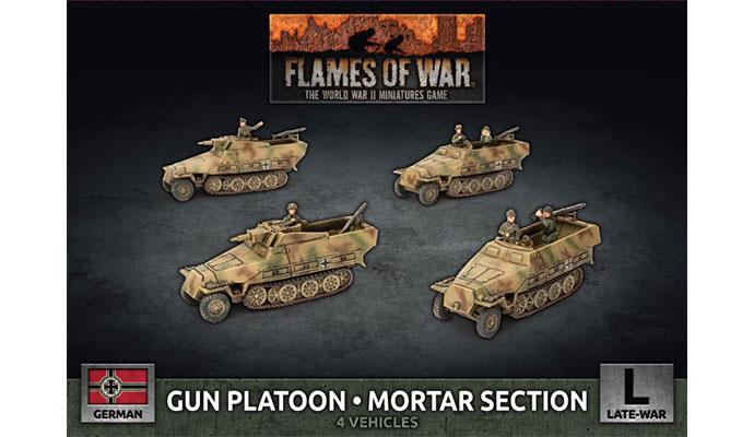 Flames of War : Gun Platoon / Mortar Section (Late War) | Boutique FDB