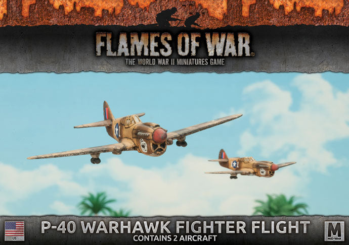 Flames of War P-40 Warhawk Fighter Flight | Boutique FDB
