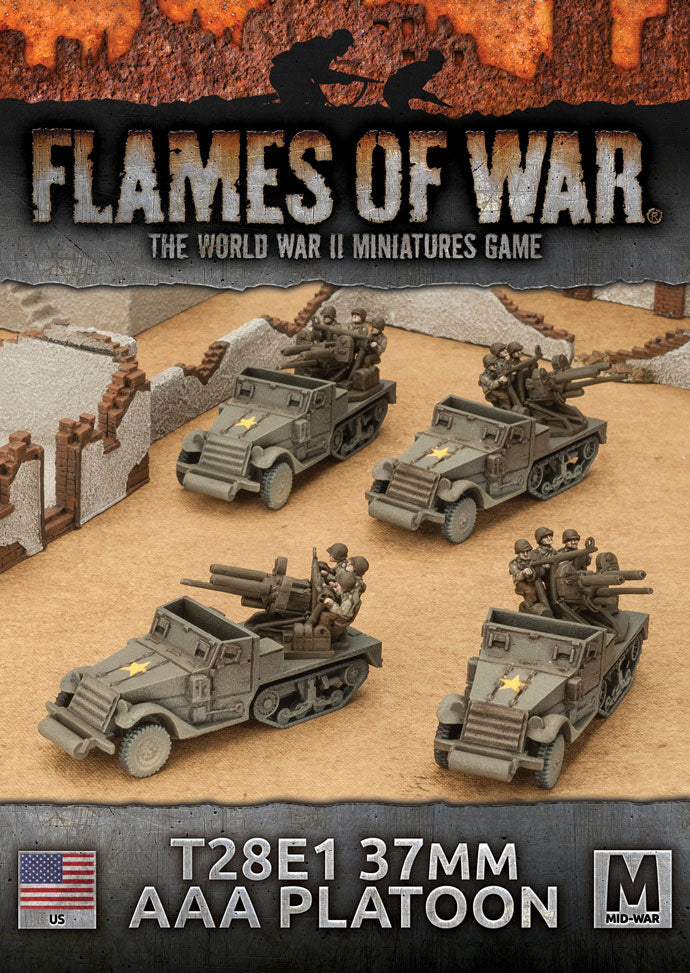Flames of War T28E1 37mm AAA Platoon | Boutique FDB
