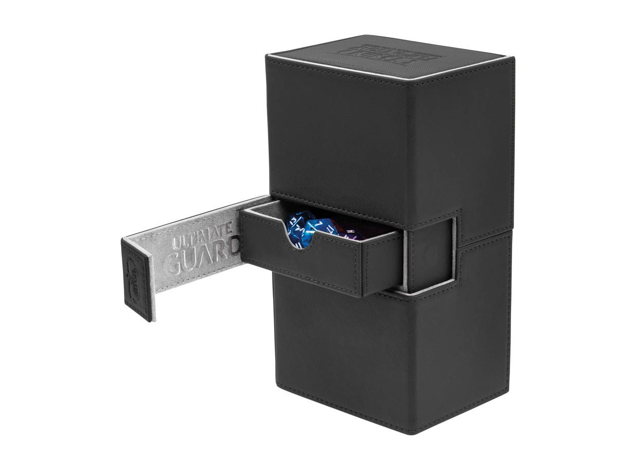 Deck Box: Twin Flip N Tray Xeno Black 160+ | Boutique FDB