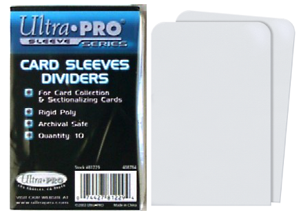 Card Sleeves Dividers | Boutique FDB