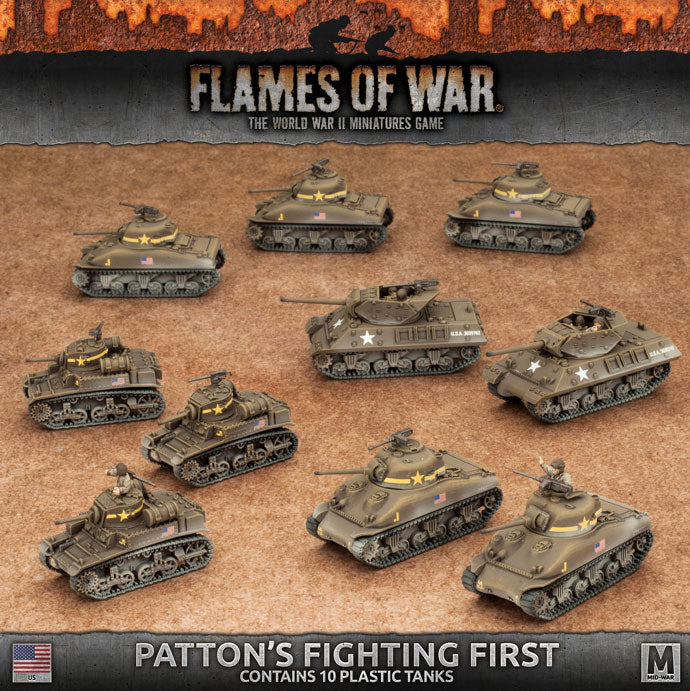 Flames of War : Patton’s Fighting First (MW) | Boutique FDB