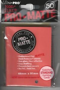 Ultra Pro Sleeve Pro-matte red | Boutique FDB