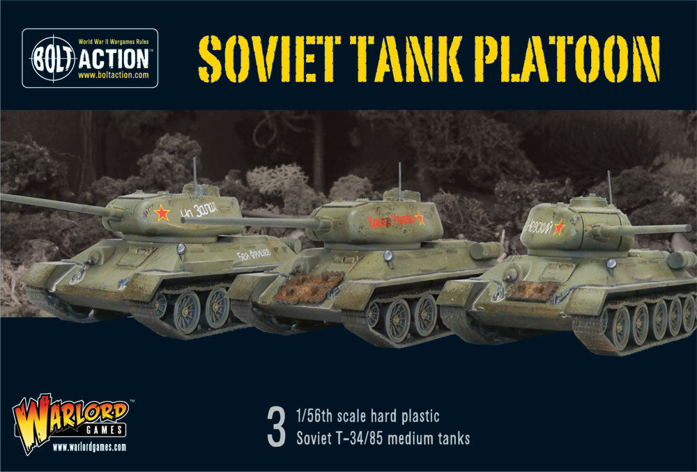 Soviet Tank Platoon - T34/85 | Boutique FDB