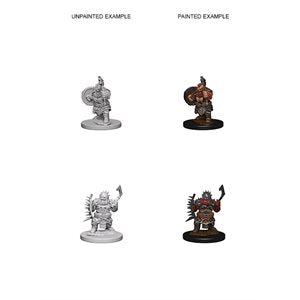 Pathfinder Deep Cuts Unpainted Miniatures: Wave 4: Dwarf Male Barbarian | Boutique FDB