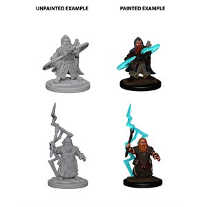 Pathfinder Deep Cuts Unpainted Miniatures: Wave 4: Dwarf Male Sorcerer | Boutique FDB