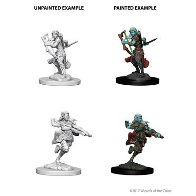 Dungeons & Dragons : Unpainted Miniatures - Wave 4 - Air Genasi Female Rogue | Boutique FDB