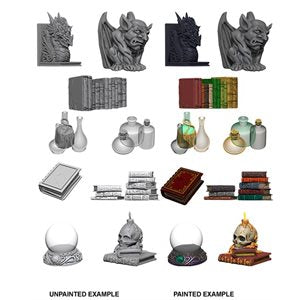 WizKids Deep Cuts Unpainted Miniatures: Wizards Room | Boutique FDB