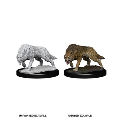 WizKids Deep Cuts Unpainted Miniatures: Wave 7:  Timber Wolves | Boutique FDB
