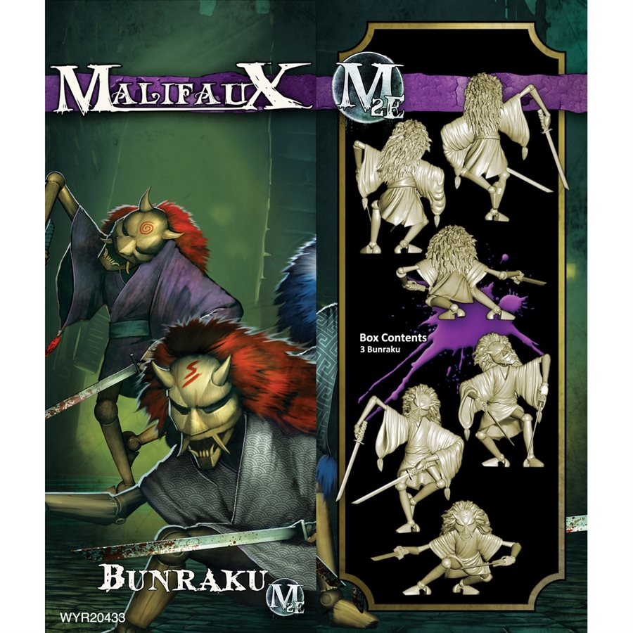 Malifaux 2nd Edition: Neverborn: Bunraku (3) | Boutique FDB