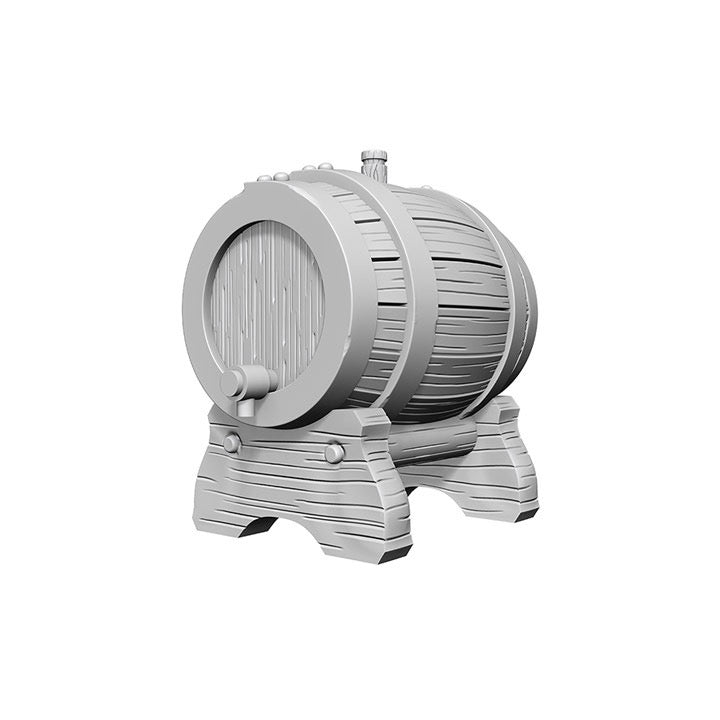 WizKids : Unpainted Miniatures - Wave 2 - Keg Barrels | Boutique FDB