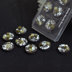 GamersGrass - Battle Ready Bases - Winter, Round 32mm | Boutique FDB