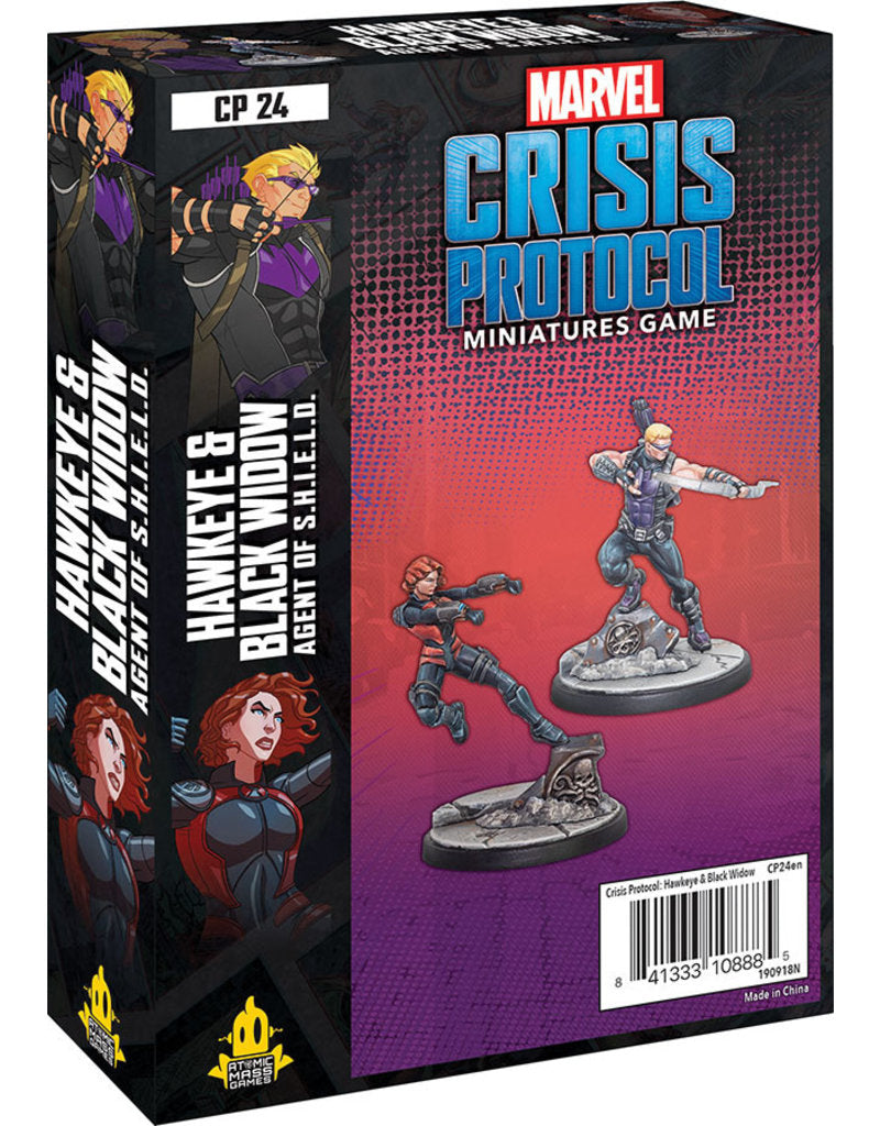 Marvel: Crisis Protocol – Hawkeye and Black Widow | Boutique FDB